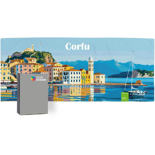 rPET ActiveTowel® Sports 100x40 cm in Faltschachtel, All-Inklusive-Paket