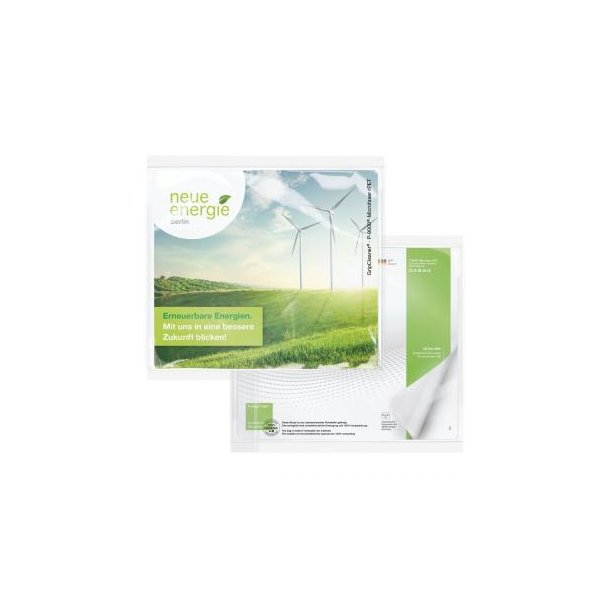 rPET GripCleaner® 4in1 Mousepad 23x20 cm, All-Inklusive-Paket 