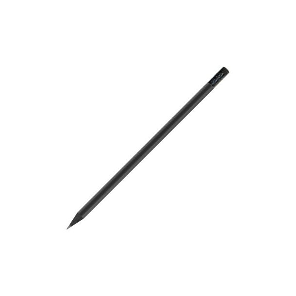 Bleistift, schwarzer Bleistift mit Radierer