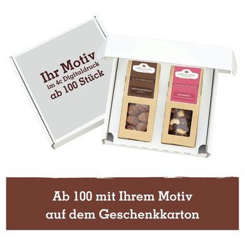 Geschenkkarton mit 2 Premium Snacks