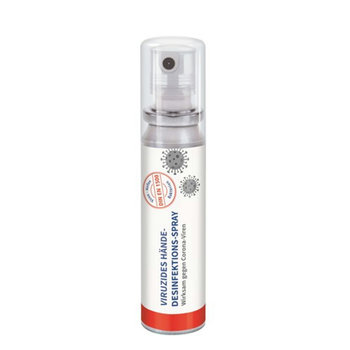 20 ml Spray - Hände-Desinfektionsspray (DIN EN 1500) - Body Label