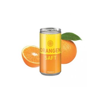 200 ml Orangensaft (Dose) - Body Label