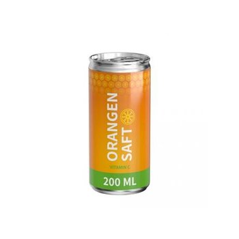 200 ml Orangensaft (Dose) - Body Label (außerh. Deutschlands)