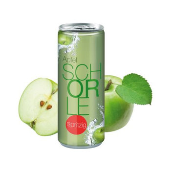250 ml Apfelschorle "Spritzig" - Fullbody transparent (außerh. Deutschlands)
