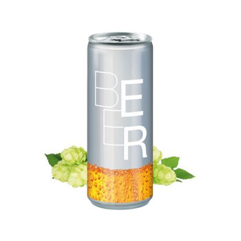 250 ml Bier - Body Label transparent
