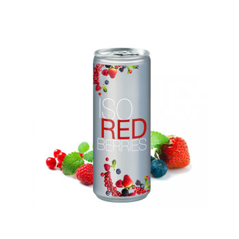250 ml Iso Drink Redberries - Body Label transparent (außerh. Deutschlands)