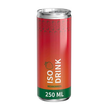 250 ml Iso Sports Drink Red Berries - Body Label