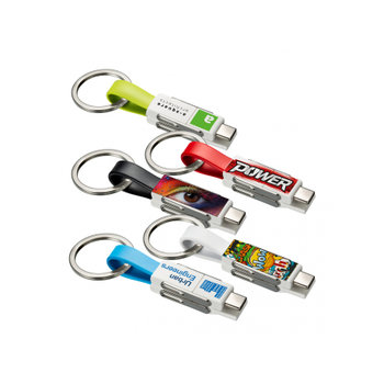 4-in-1 Ladekabel REFLECTS-MIXCO II incl. All over printveredeltes Muster