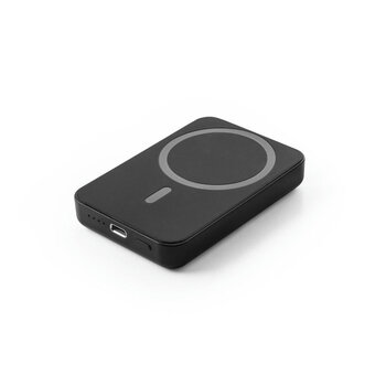 AMPERE 5. Magnetische Powerbank mit 5\'000 mAh und superschnellem kabellosem Ladegerät (15 W) aus Recyceltes ABS (100% rABS)