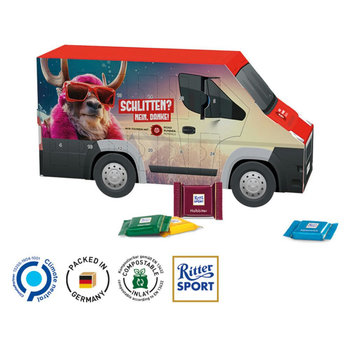 Adventskalender Transporter, verschiedene Füllvarianten