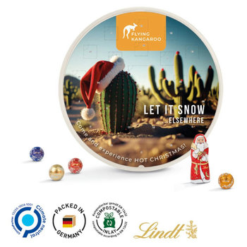 Adventskalender rund Lindt