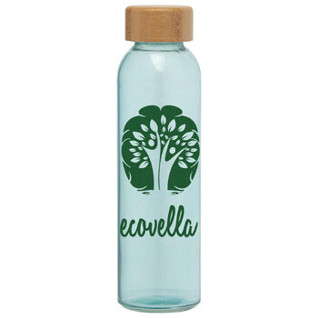 Alpine - 500 ml Glasflasche mit Bambus-Deckel