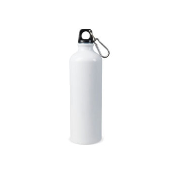 Aluminium Wasserflasche mit Karabiner Sublimation 750ml