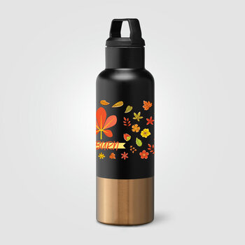 Aurelia Trinkflasche vakuumisoliert aus recyceltem Edelstahl - 640 ml
