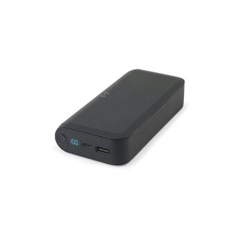 BECKER 20. 20\'000 mAh Powerbank aus recyceltem ABS (100% rABS) mit 15W superschnellem kabellosem Ladegerät