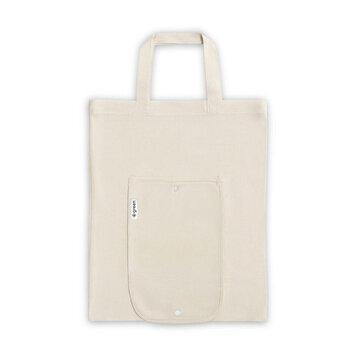 BEIRUT. Faltbare Tasche aus Baumwolle (50%), receycelte Baumwolle (30%) und Polyester (20% rPET) (140 g/m²)