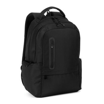 BOSTON SOLID. Laptop-Rucksack (17") aus 150D Nylon mit 2 gepolsterten Fächern