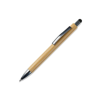 Bambus Kugelschreiber New York mit Touchpen