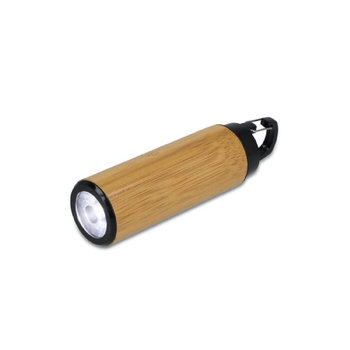 Bambus-Taschenlampe mit Clip
