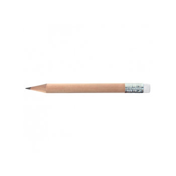 Bleistift, Natur-Bleistift, mit Radierer, kurz