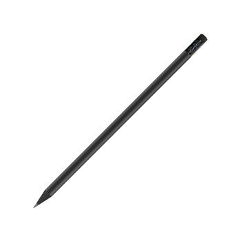 Bleistift, schwarzer Bleistift mit Radierer