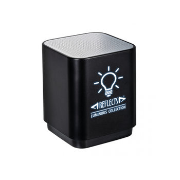 Bluetooth®-Lautsprecher mit Licht REFLECTS-GALAWAY incl. Laser engravingveredeltes Muster