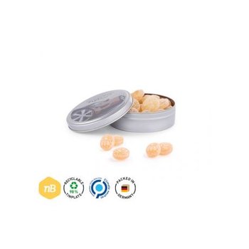 Bonbondose Midi, Honigbienen Bonbons, matt-silber