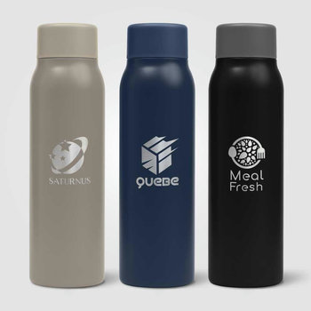 Breeze Karbonisierte Recycling-Edelstahlflasche - 590 ml 