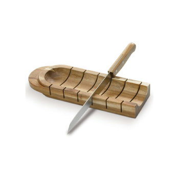 Brotbrett mit Messer