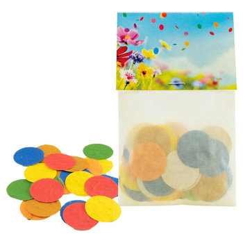 Buntes Samenkonfetti