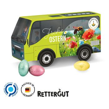 Bus Präsent, Ostern, verschiedene Füllvarianten