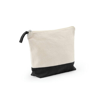 DAPHNE. Kosmetiktasche aus 100 % Baumwolle (340 g/m²), zweifarbig