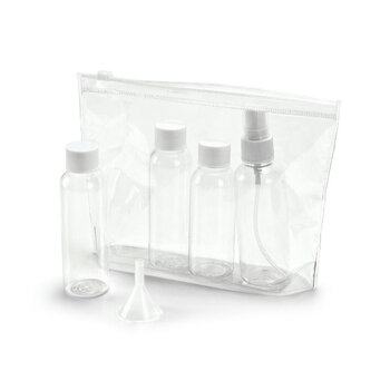 DENIRO. Transparente Kulturbeutel PVC