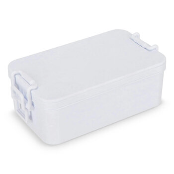 Doppelte Lunchbox mit Besteck