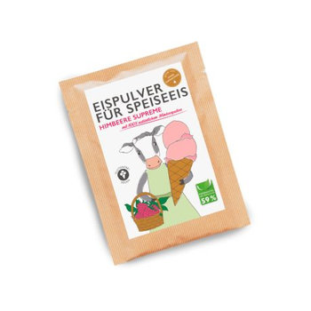 Eispulver Himbeere im Portionsbeutel (30g)