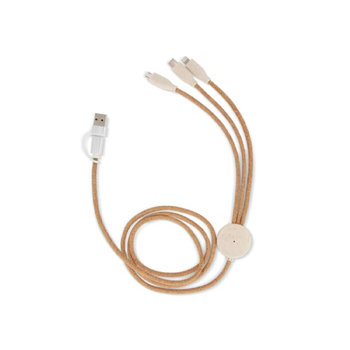 Cork 3 in 1 PD charging & data cable