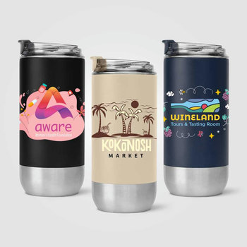 Glacier- 475 ml Recycling-Edelstahlbecher - Doppelwandig