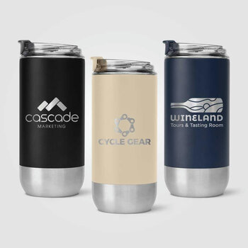 Glacier- 475 ml Recycling-Edelstahlbecher - Doppelwandig