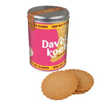 Hohes rundes Dose mit Davelaar-Sandkekse