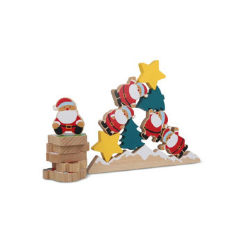 InSideOut Holz Weihnachtsmann Balancierspiel