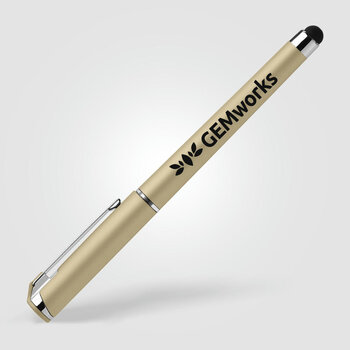 Islander Softy Metallic Gelschreiber - m/Stylus