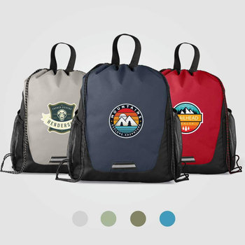 Jotun Rucksack aus recyceltem Polyester mit Seitentaschen und Kordelzug - 10 L