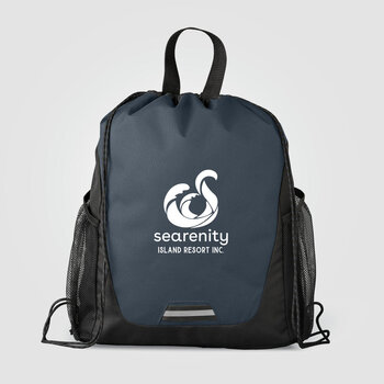 Jotun Rucksack aus recyceltem Polyester mit Seitentaschen und Kordelzug - 10 L