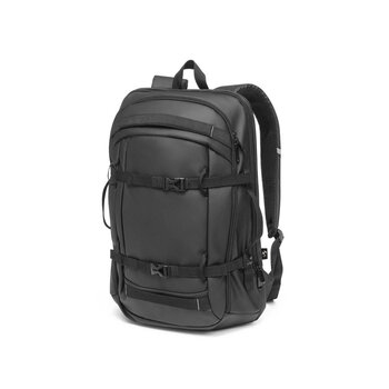 KAMPALA. Laptop-Rucksack aus 900D hochdichtem recyceltem Polyester mit wasserdichter Beschichtung und 210D Futter aus recyceltem Polyester 17\'3"