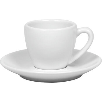 KÖNITZ Porzellan Becher / Tasse mit Untertasse Coffee Bar ONE