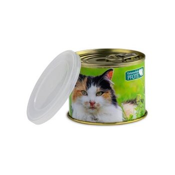 Katzen-Leckerli-Konserve mit Deckel