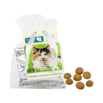 Katzen-Leckerli im Organzabeutel