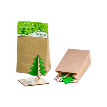 Kerzenständer Tannenbaum mit Lasergravur