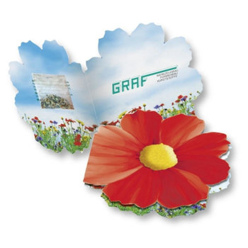 Klappkärtchen Blüte