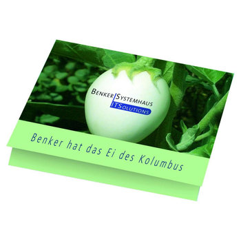 Klappkärtchen Eierbaum